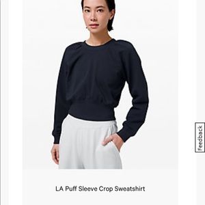 Lululemon LA sweatshirt in navy